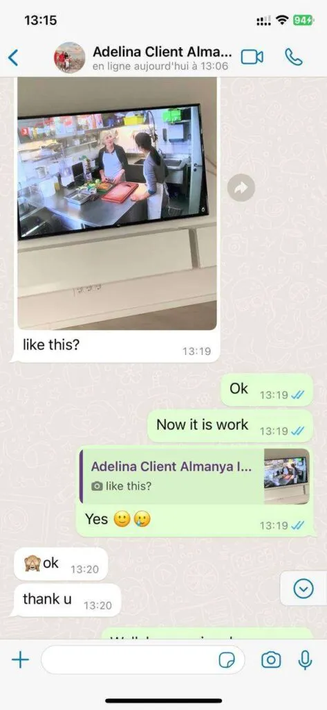 vunotv WhatsApp Customer Chat Screenshot 4